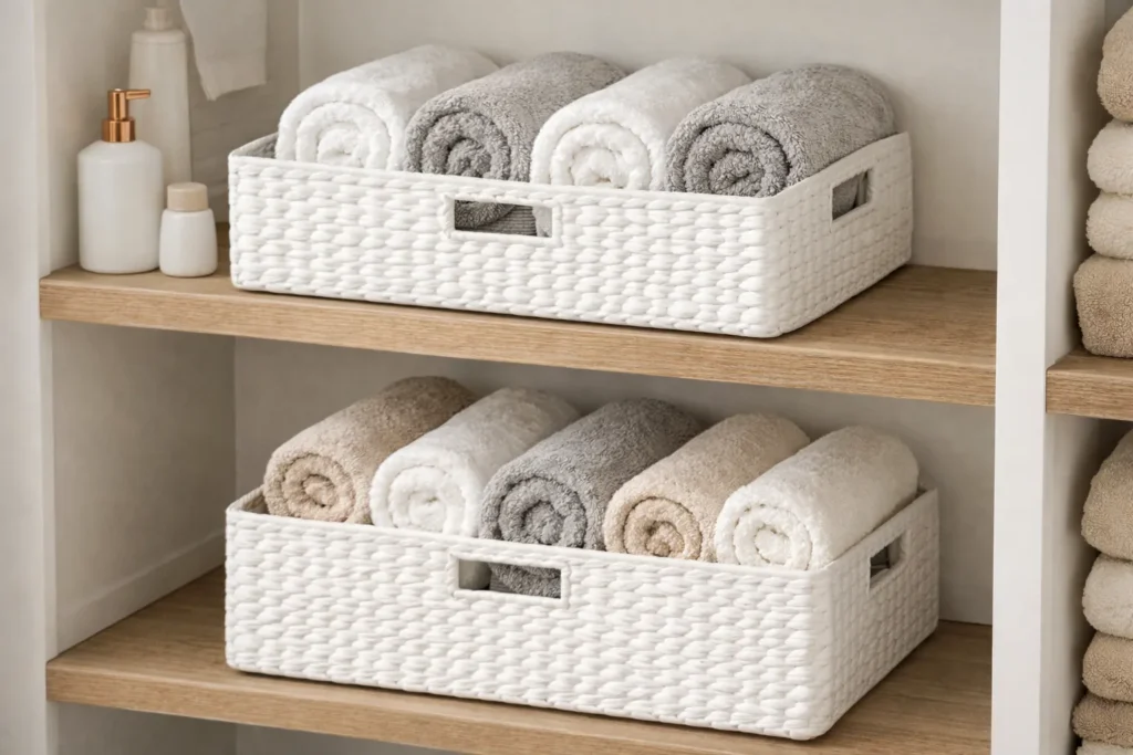 Bathroom Spa Style Basketsstorage Baskets Aesthetic