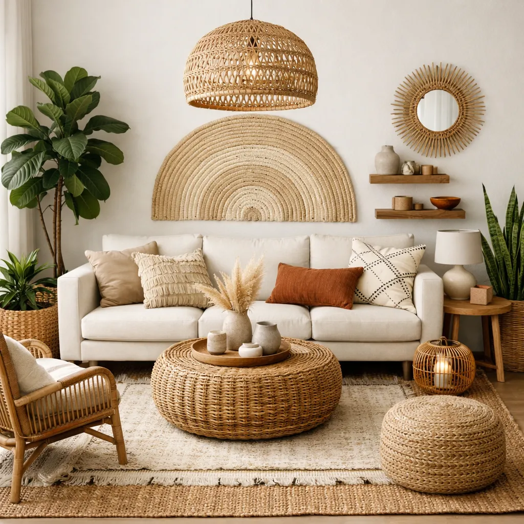 Boho Modern Modern Living Room Decor