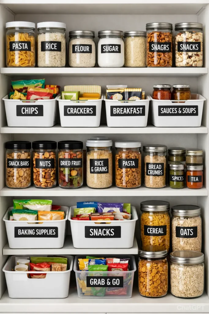 Budget Dollar Store Pantry Pantry Organization Ideas