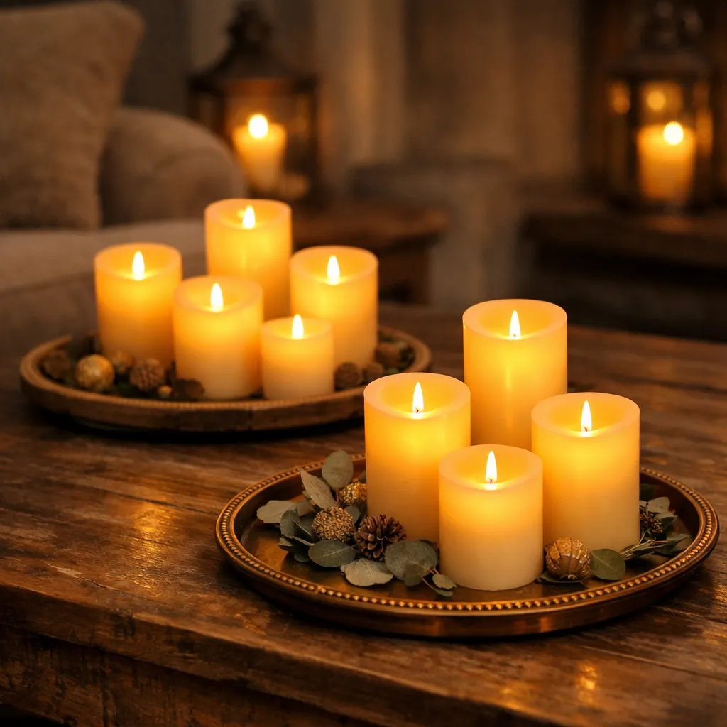 Candle Lit Ambiance Cozy Home Decor Ideas