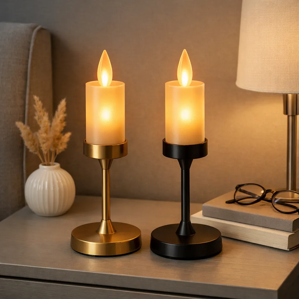 Candle Style Led Lamps Cozy Bedroom Lighting 2