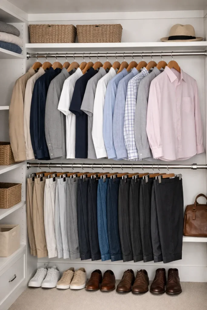 Capsule Wardrobe Layout Closet Organization Hacks