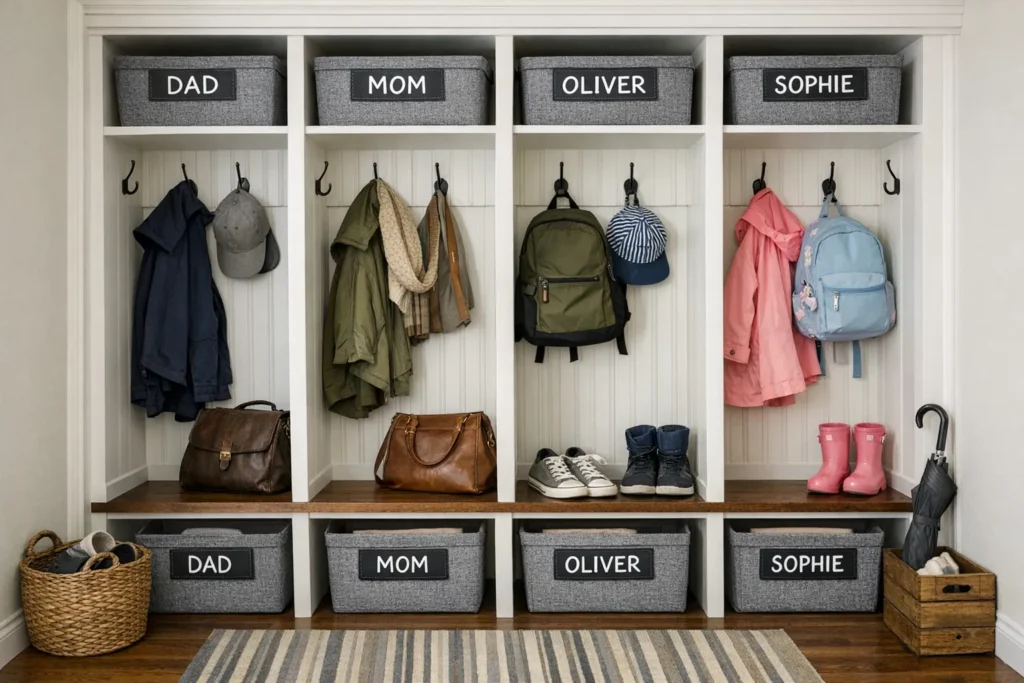 Closet Style Entry Storage Entryway Organization Ideas