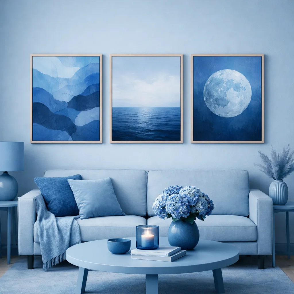 Color Themed Gallery Gallery Wall Ideas Living Room