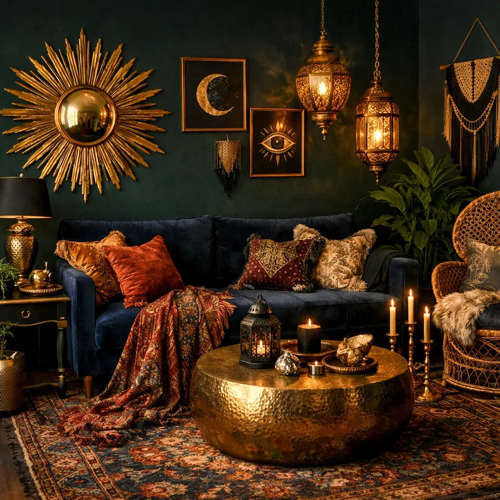 Dark Boho Boho Bedroom Decor