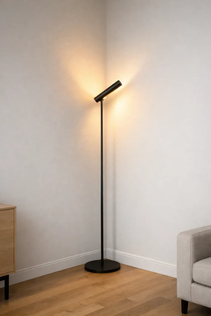 Floor Lamp Corner Glow Cozy Bedroom Lighting