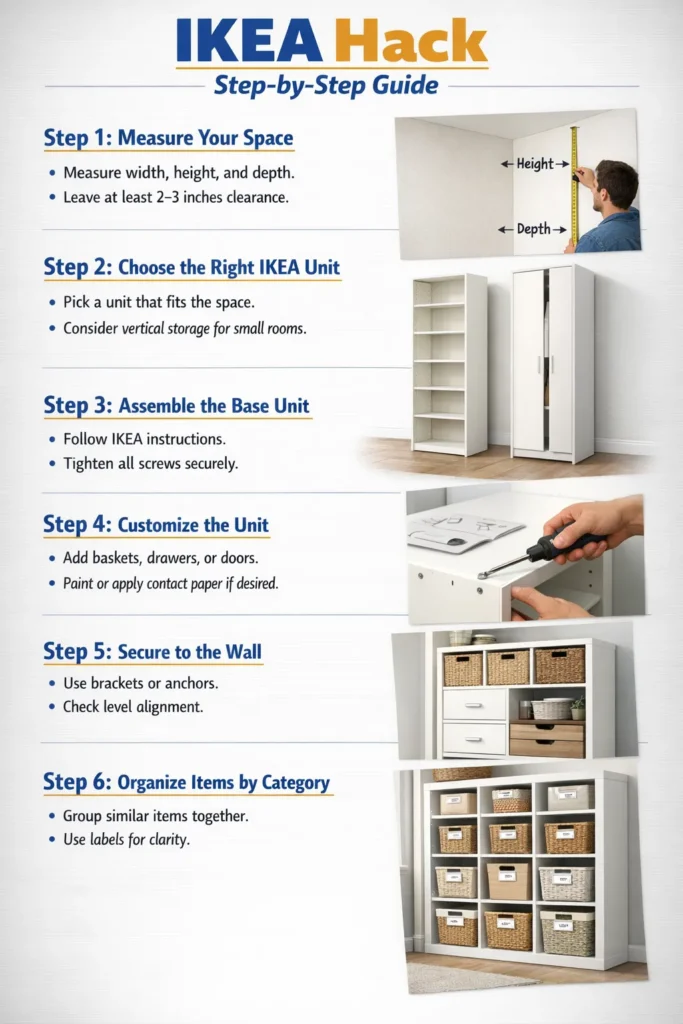 General Ikea Hack Method Ikea Storage Hacks