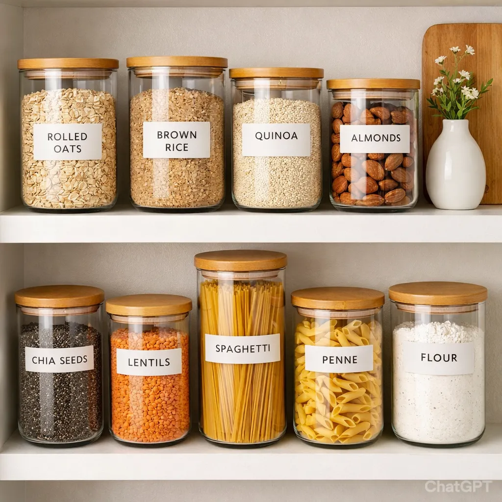 Glass Jar Pantry Pantry Organization Ideas