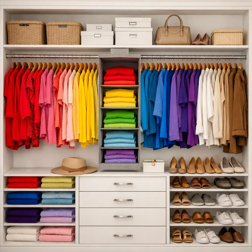 Hanging Shelf Organizer Closet Organization Hacks