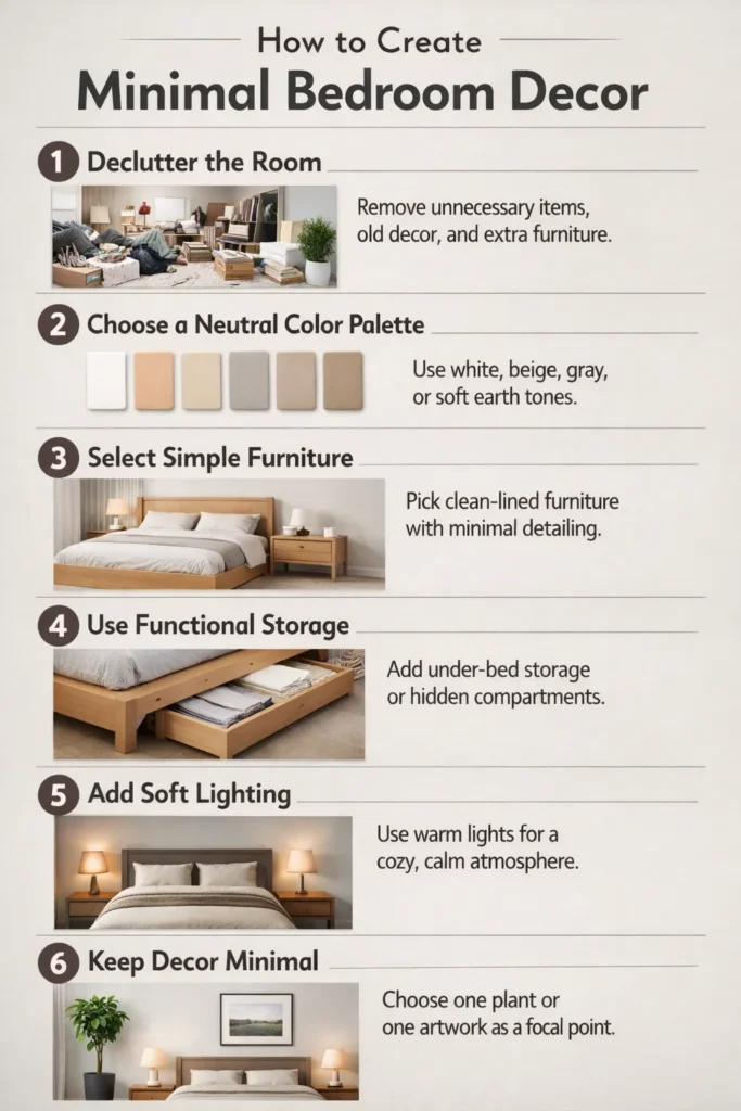 How To Create Minimal Bedroom Decor Minimal Bedroom Decor