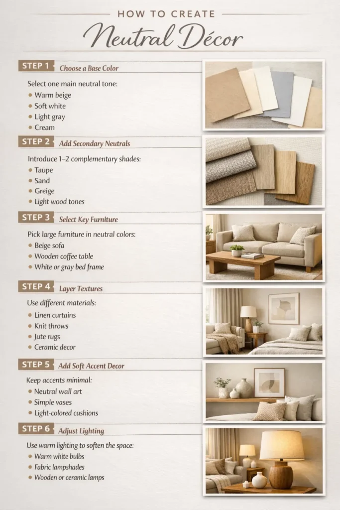 How To Create Neutral Decor Neutral Home Decor Ideas