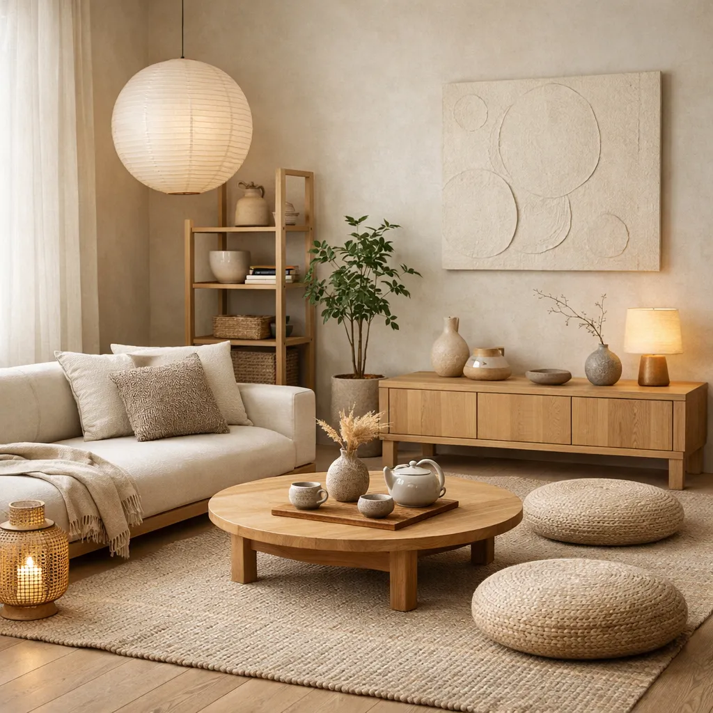 Japandi Calm Interior Affordable Home Decor Finds