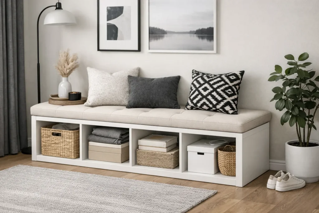 Kallax Bench With Storage Ikea Storage Hacks