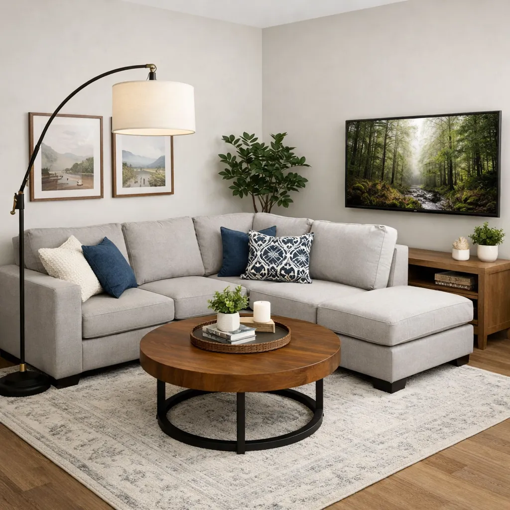 L Shaped Sectional Layout Living Room Layout Ideas