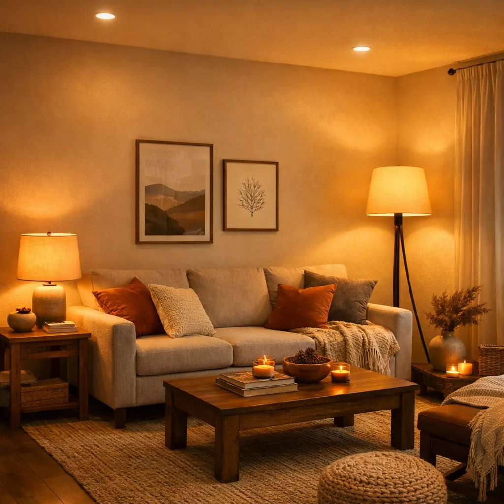 Layered Living Room Glow Warm Lighting Ideas For Home