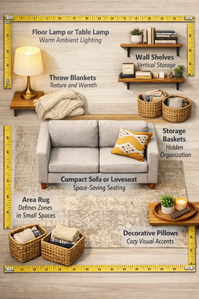 Materials Small Apartment Decor