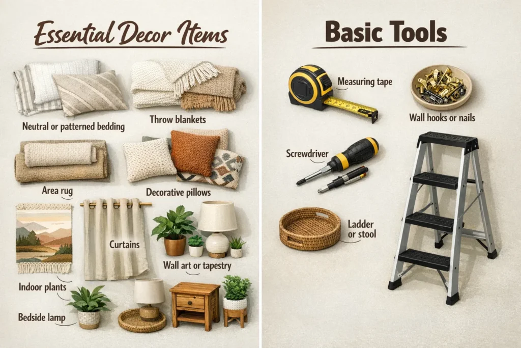 Materials Tools Youll Need Boho Bedroom Decor