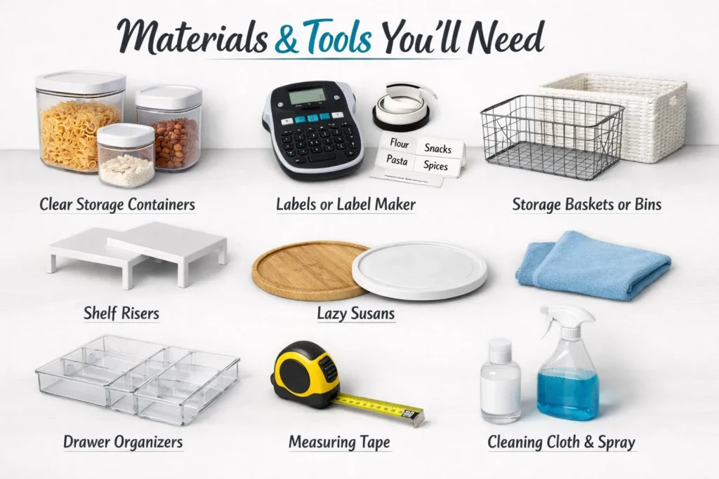 Materials Tools Youll Need Pantry Organization Ideas