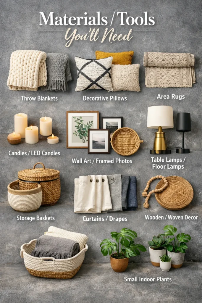 Materials Cozy Home Decor Ideas