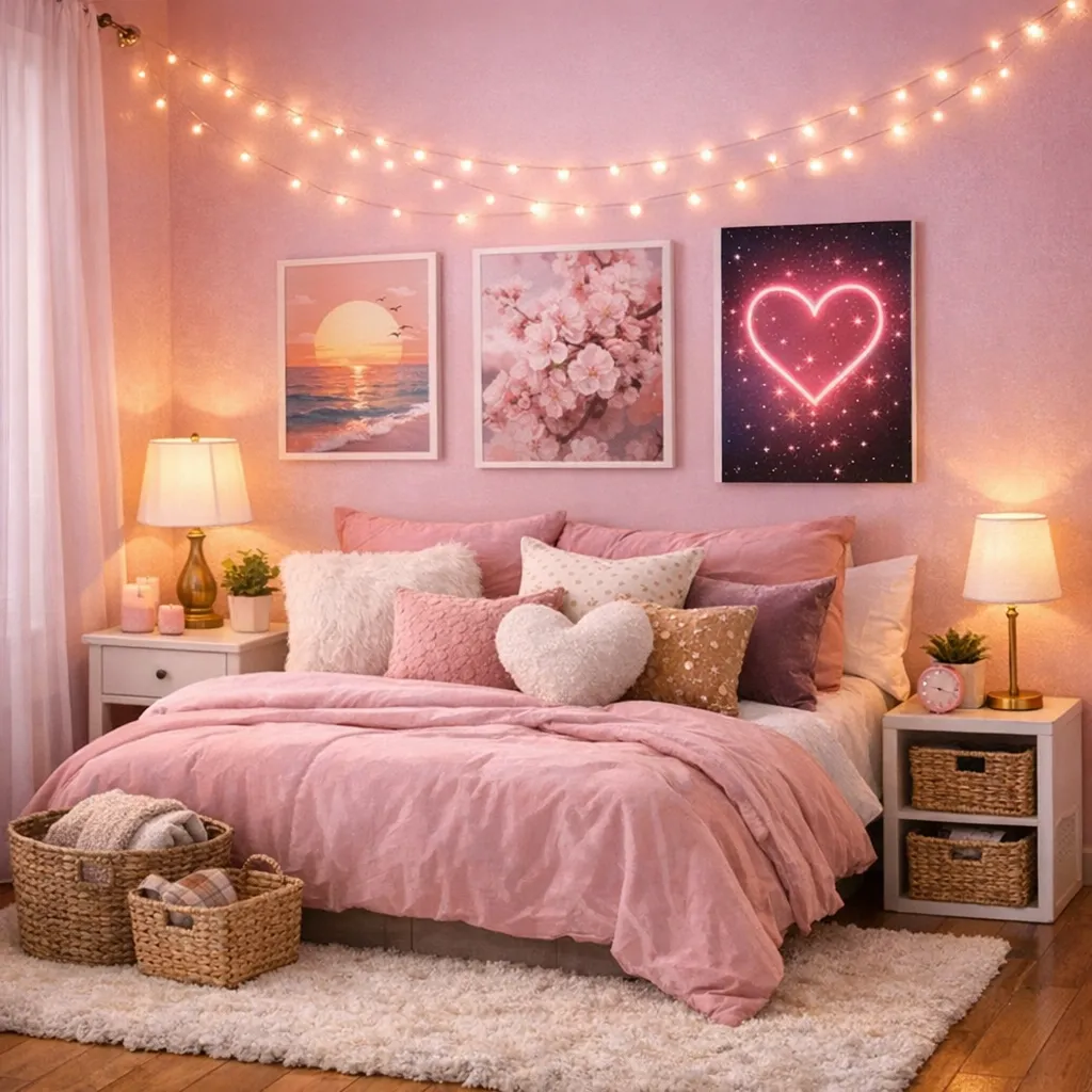 Materials Pink Room Decor Aesthetic