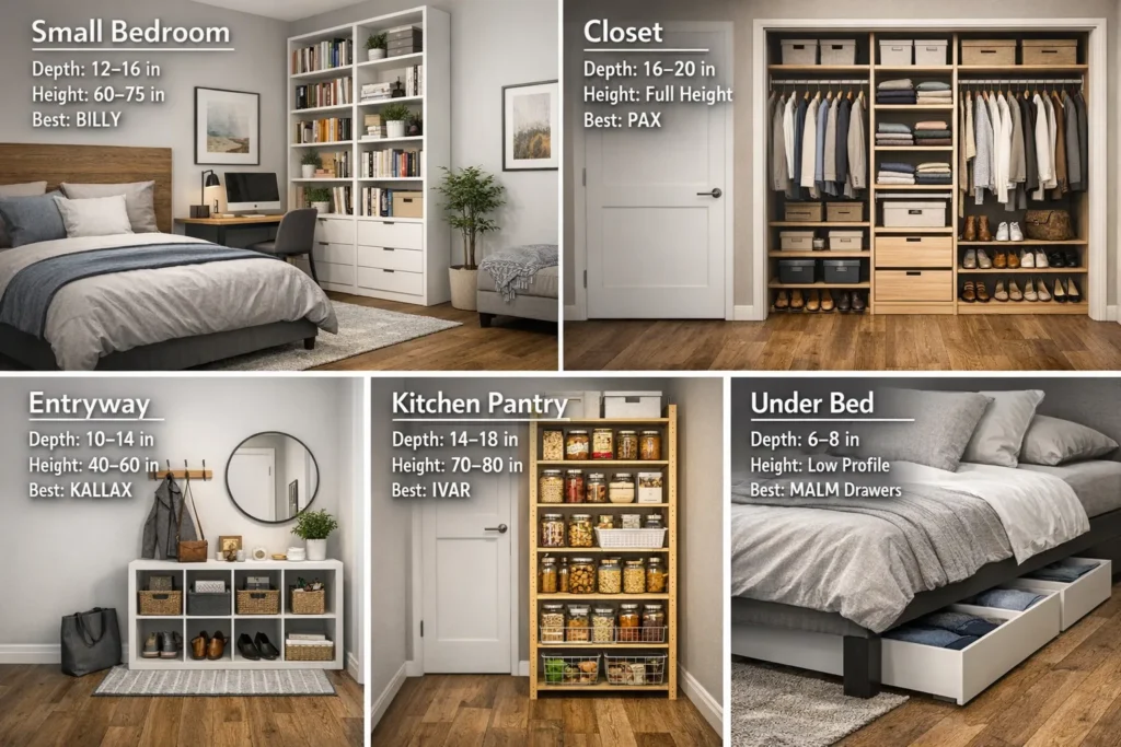 Measurements Size Guide Ikea Storage Hacks