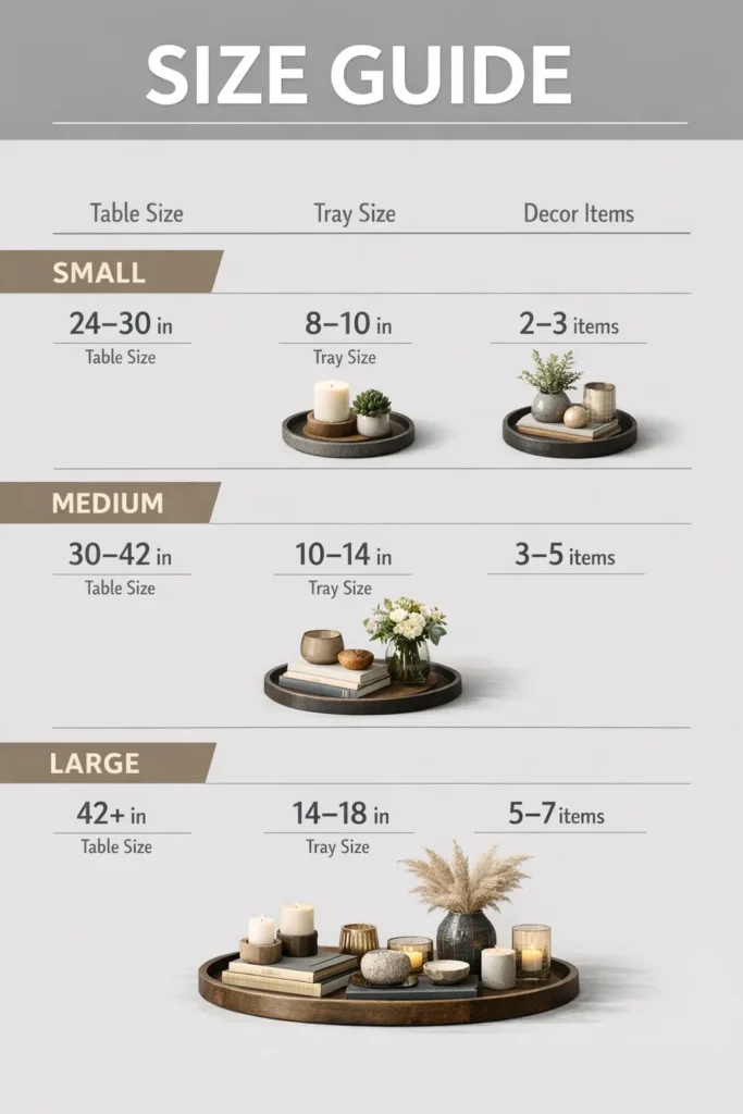 Measurements Size Guide Coffee Table Decor Ideas