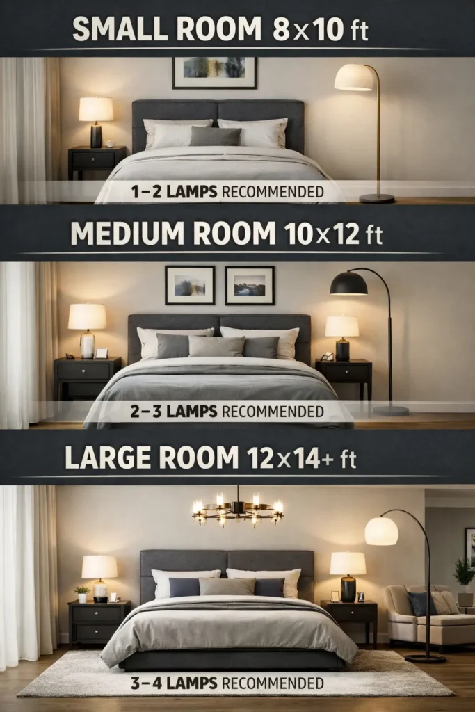 Measurements Size Guide Cozy Bedroom Lighting