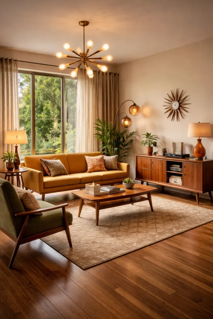 Mid Century Modern Modern Living Room Decor