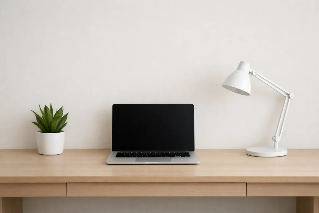 Minimalist Clean Desk Desk Organization Ideas