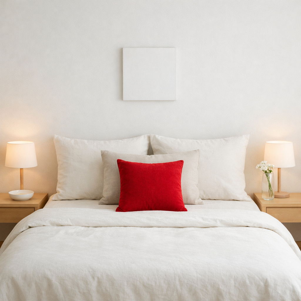 Minimalist Romantic Look valentines living room decor