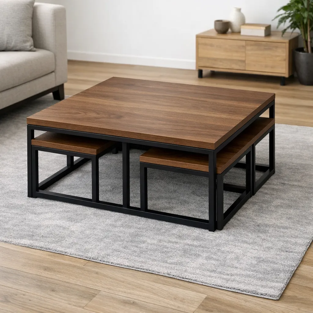 Nesting Table Arrangement Small Space Furniture Ideas