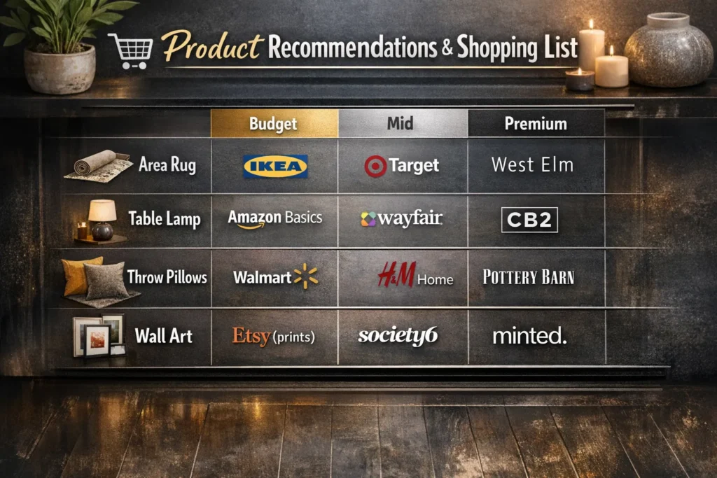 Product Recommendations Affordable Home Decor Finds