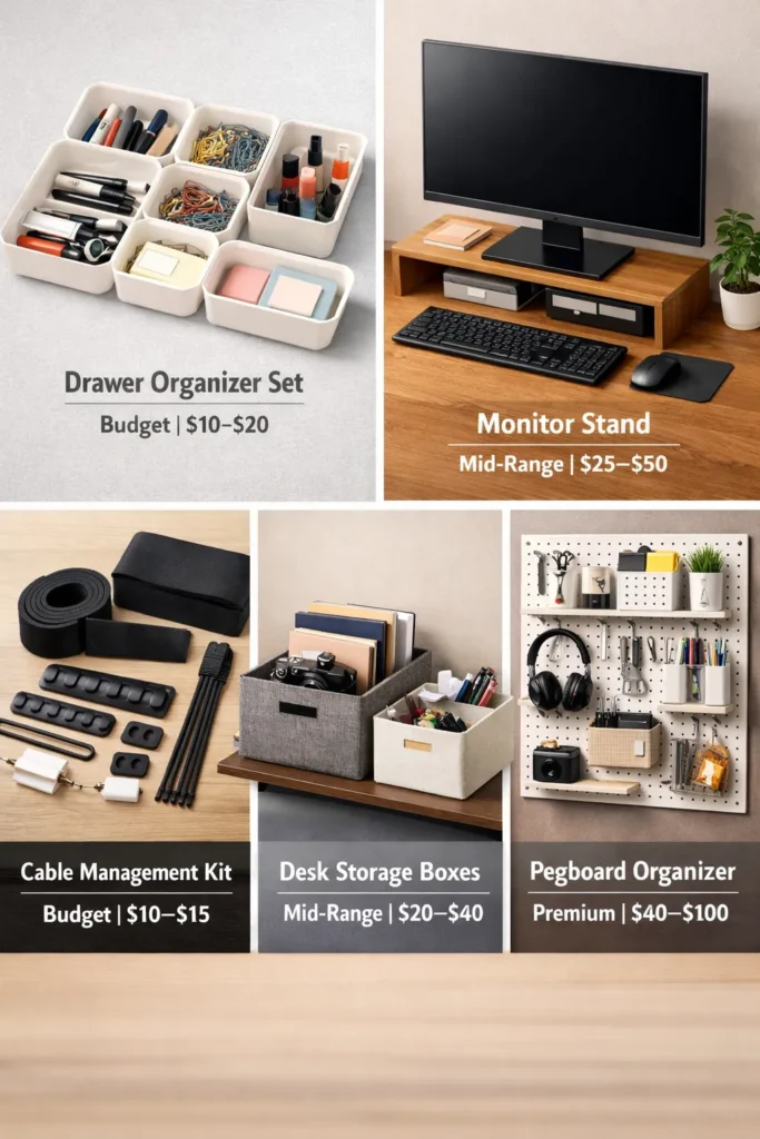 Product Recommendations Desk Organization Ideas