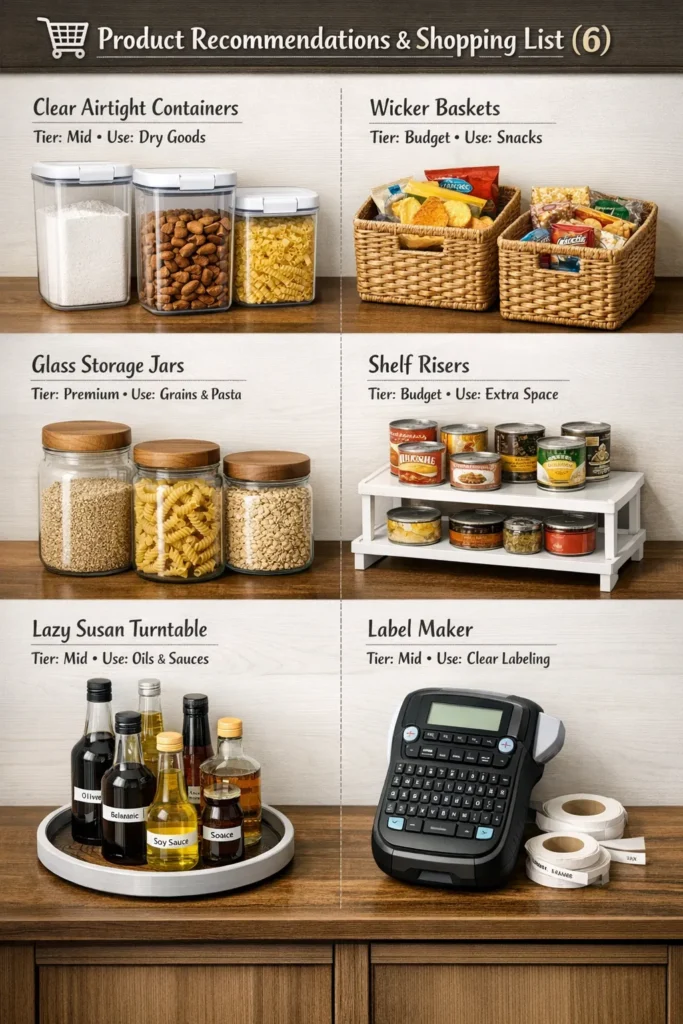 Product Recommendations Pantry Organization Ideas