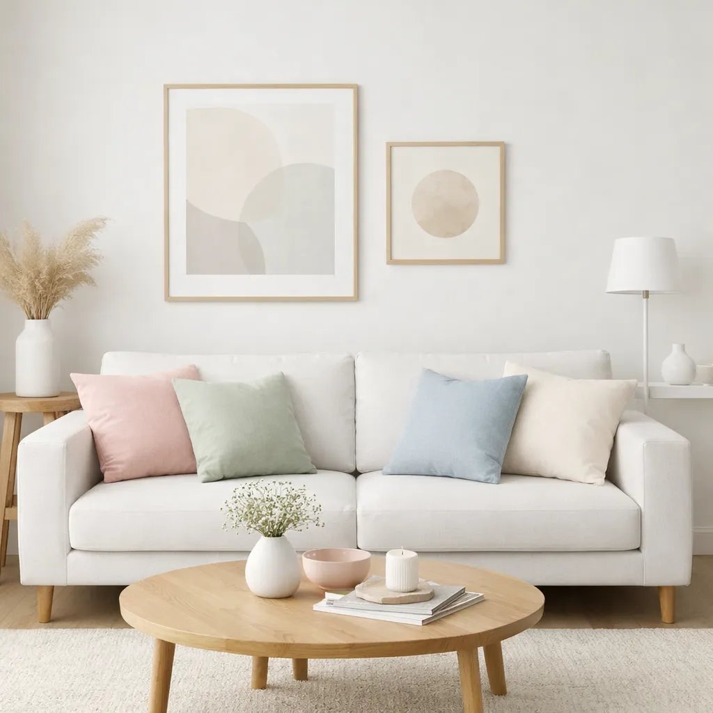 Scandinavian Light Style Couch Styling Ideas