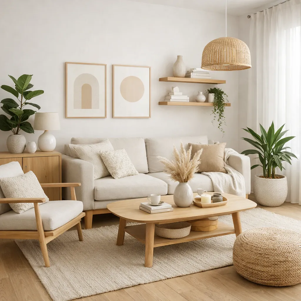 Scandinavian Style Modern Living Room Decor