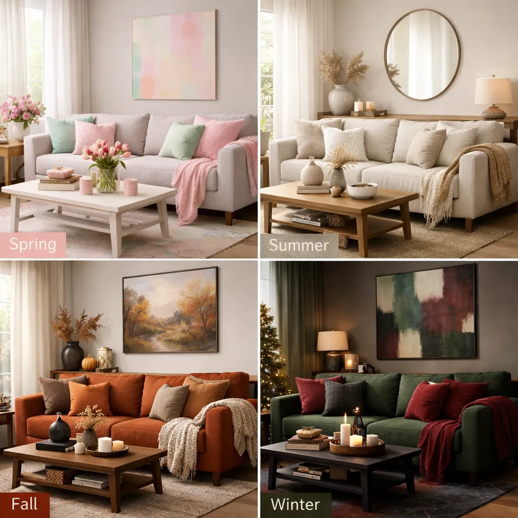 Seasonal Swap Style Couch Styling Ideas