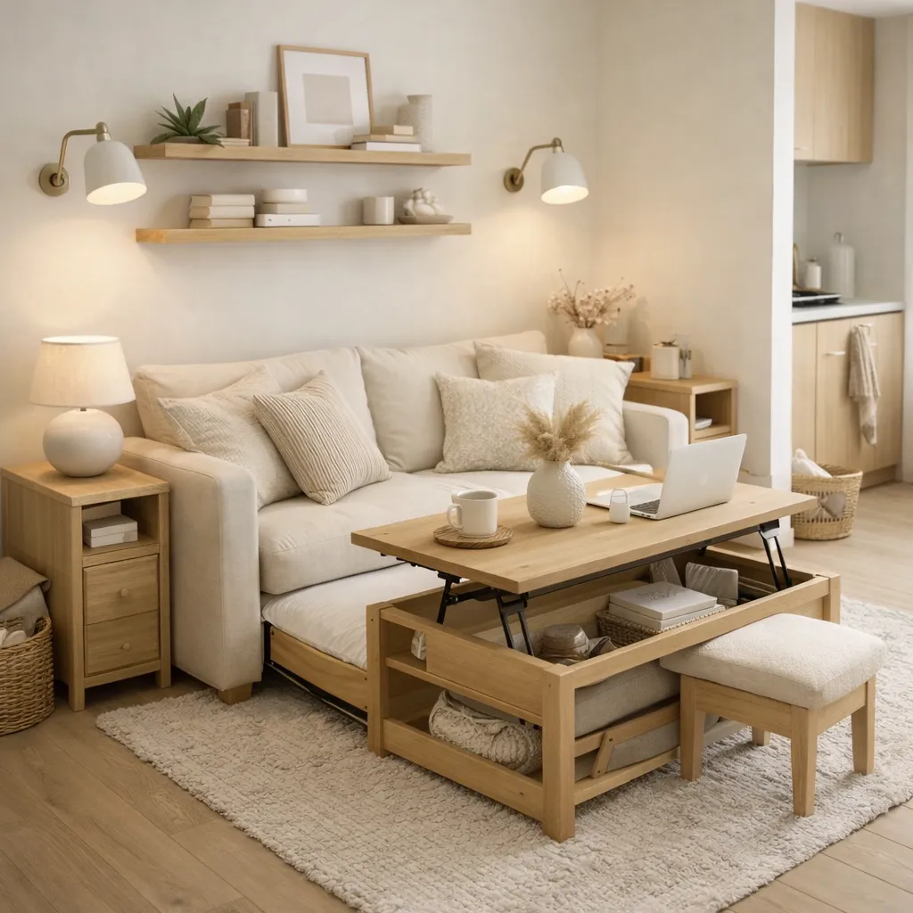 Small Apartment Cozy Winter Living Room Decor