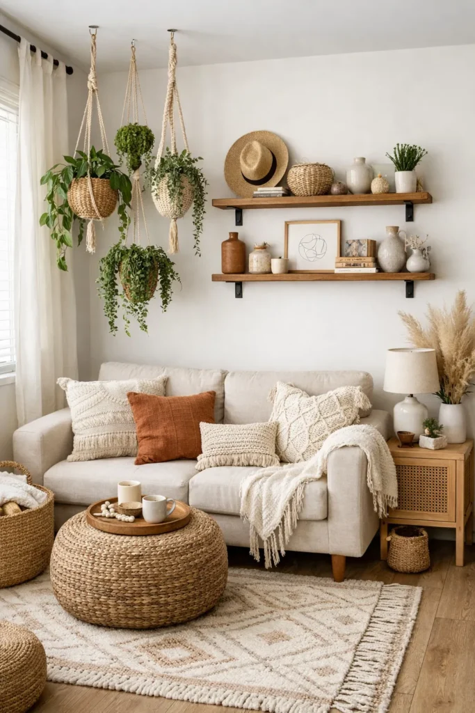 Small Space Boho Boho Bedroom Decor