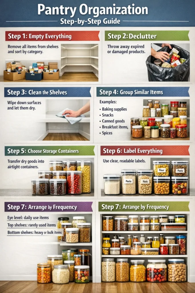 Step By Step Guide How To Pantry Organization Ideas