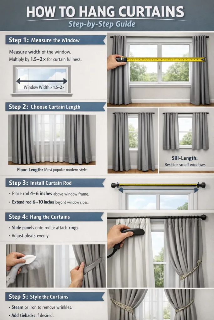 Step By Step Guidecurtain Ideas For Living Room