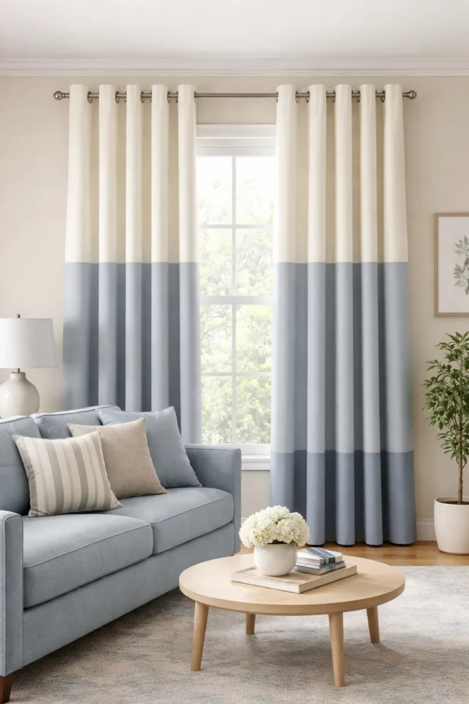 Two Tone Curtains