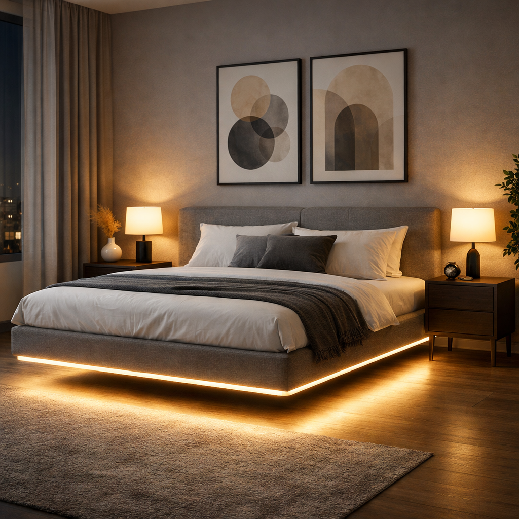  Under-Bed Glow fairy lights bedroom ideas