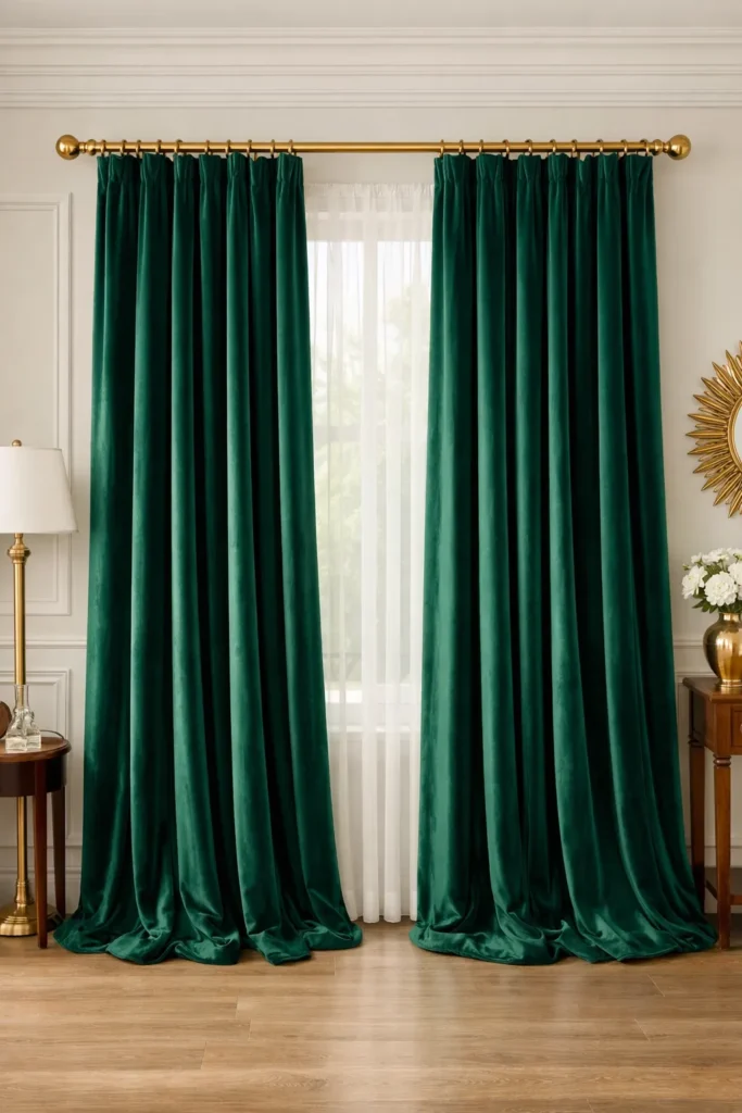 Velvet Luxury Curtains Curtain Ideas For Living Room