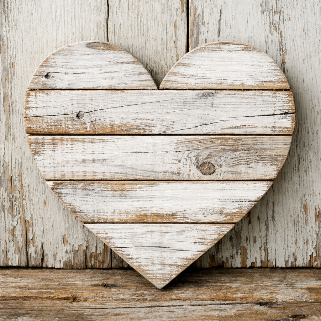 Wooden Rustic Heart  heart wall decor ideas