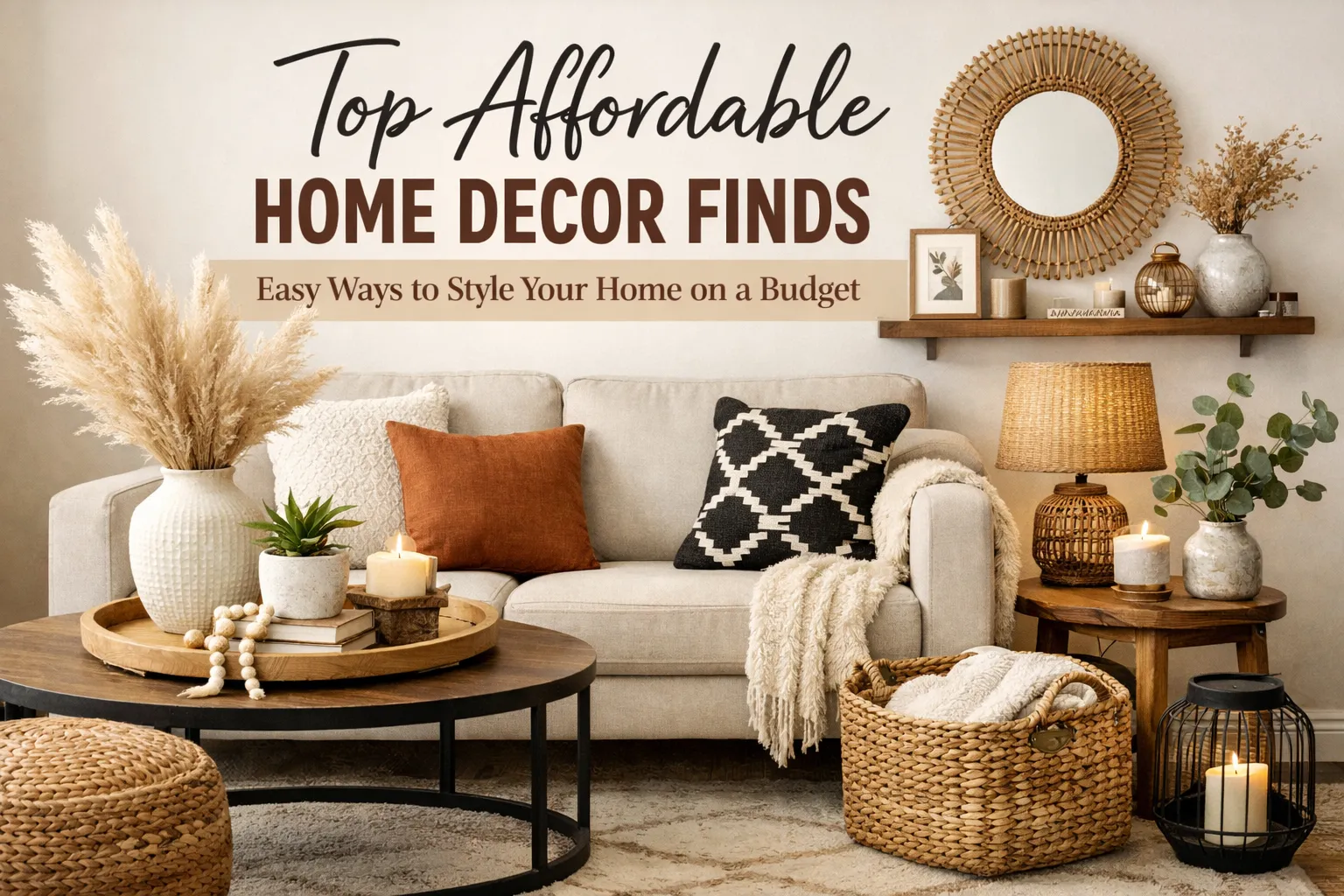 Top Affordable Home Decor Finds: Easy Ways to Style Your Home on a Budget