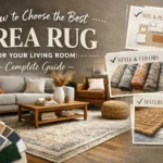 Howto Choose the Best Area Rug for Your Living Room: Complete Guide