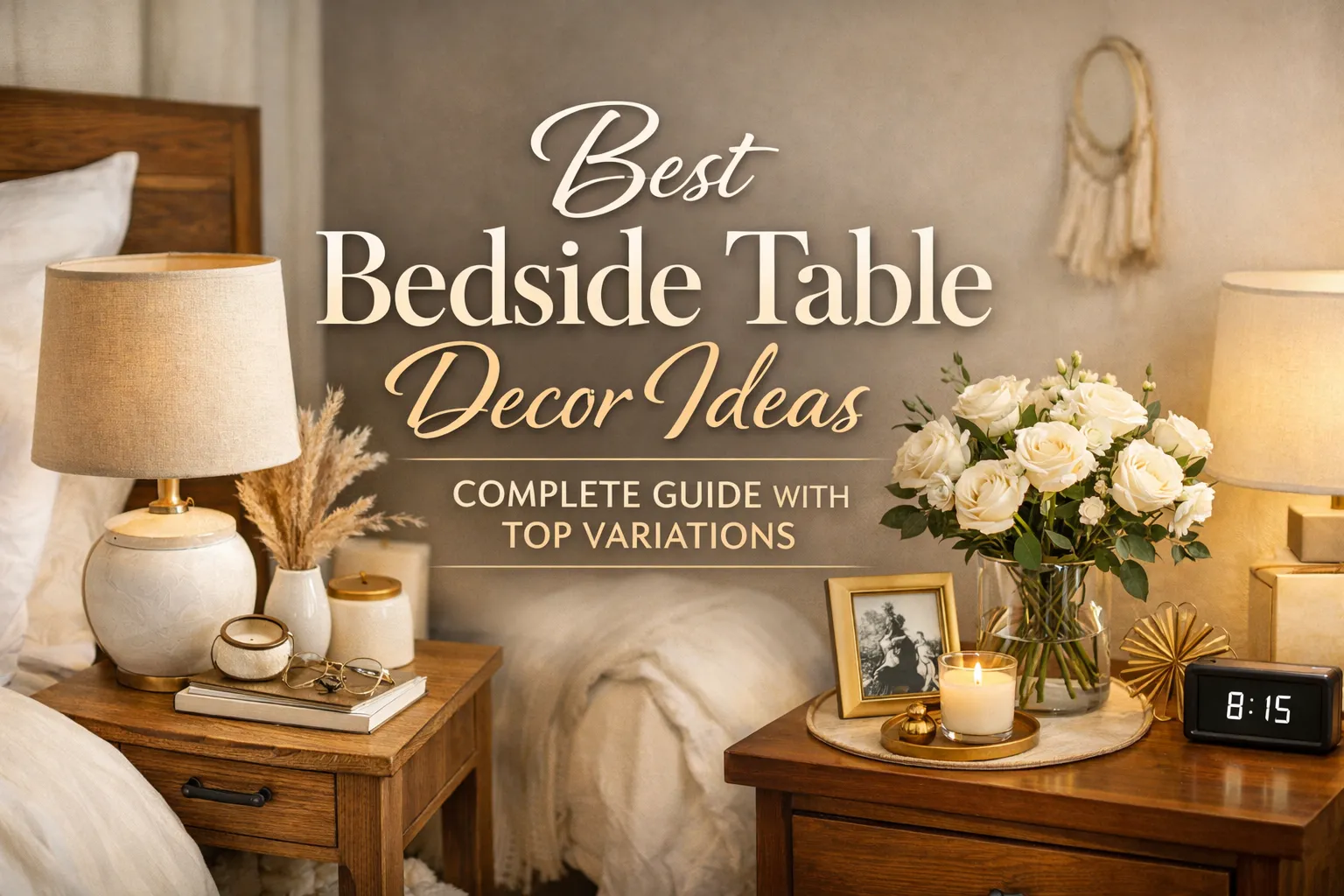 Best Bedside Table Decor Ideas: Complete Guide with Top Variations
