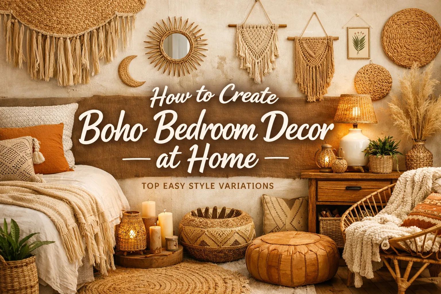 How to Create Boho Bedroom Decor at Home (Top Easy Style Variations)How to Create Boho Bedroom Decor at Home (Top Easy Style Variations)