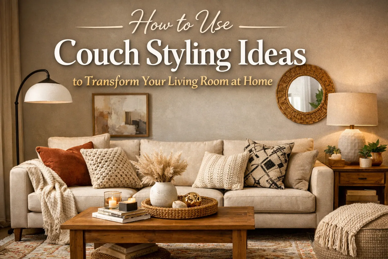 How to Use Couch Styling Ideas to Transform Your Living Room at Home